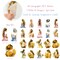 Wrapables Floral Fashion Women PET Scrapbooking Stickers for Junk Journals, Stationery, Card Making, DIY, Arts and Crafts, Water Bottles, Phones, Laptops (40pcs), Bouquet and Crown
